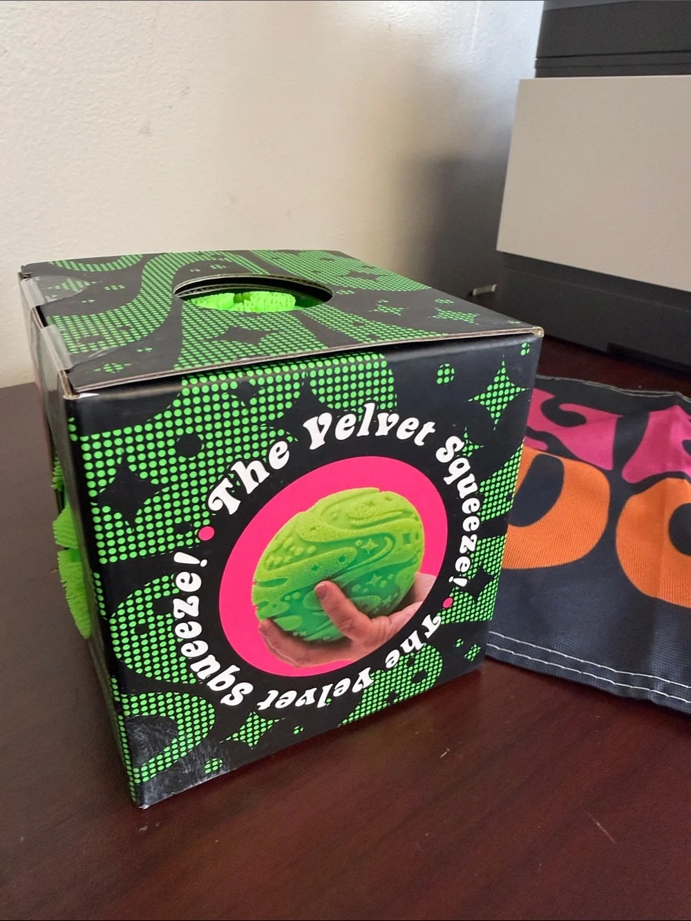Velvet Super Nee Doh Fuzz Ball - Neon Green